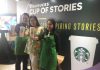 Melalui Gelas Starbucks dapat menciptakan kisah dan cerita inspiratif