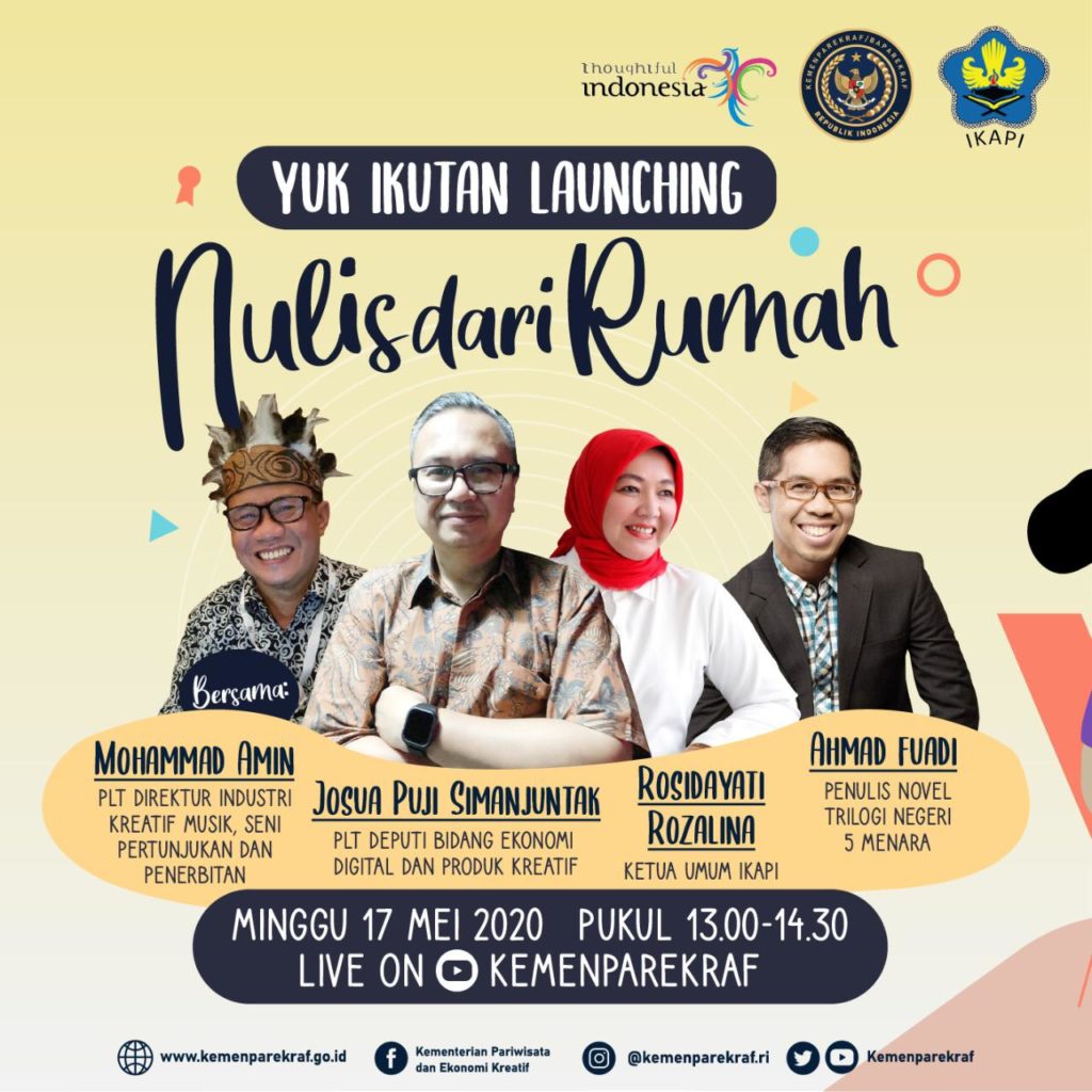 Yuk Ikutan #Nulis dari Rumah!