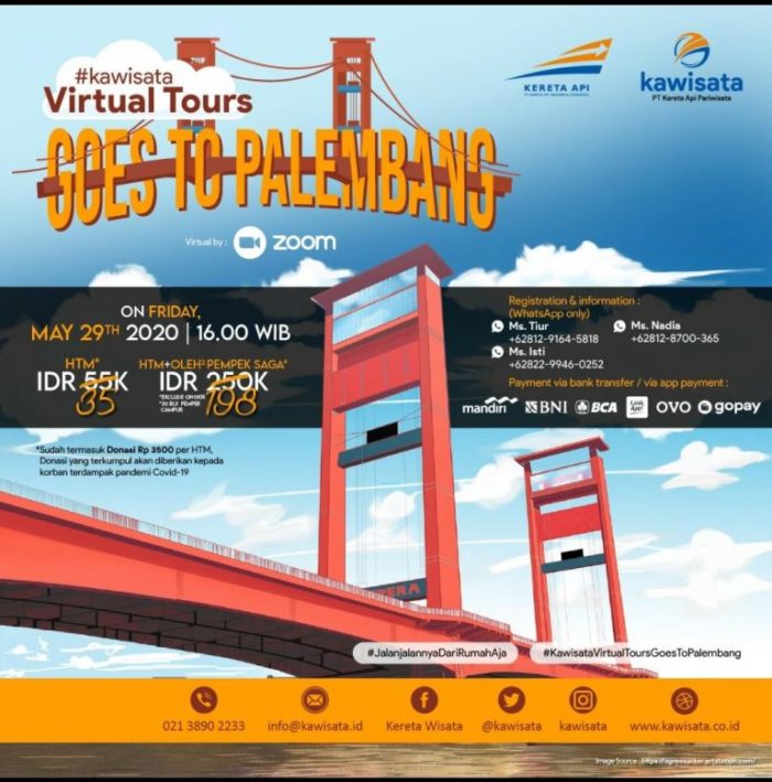 Kawisata Gelar "Virtual Tours Goes to Palembang"
