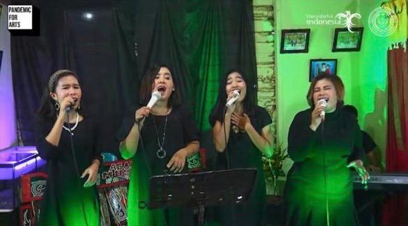 Kemenparekraf bersama Rumah Karya Indonesia Dukung "Pandemic for Arts" karya Pelaku Seni dan Kreatif Danau Toba 