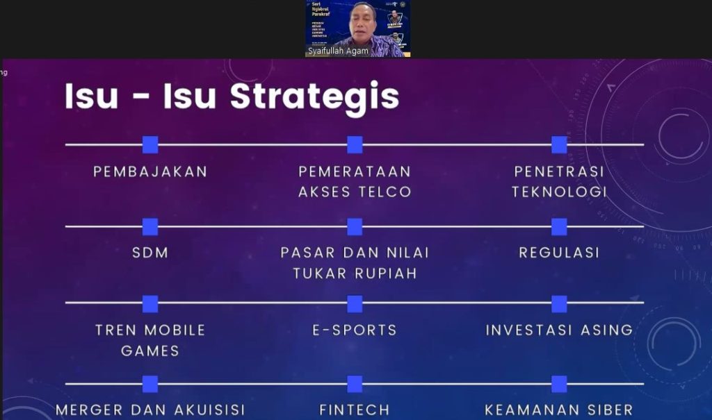 Kemenparekraf Optimalkan Potensi Industri Gaming di Masa Pandemi