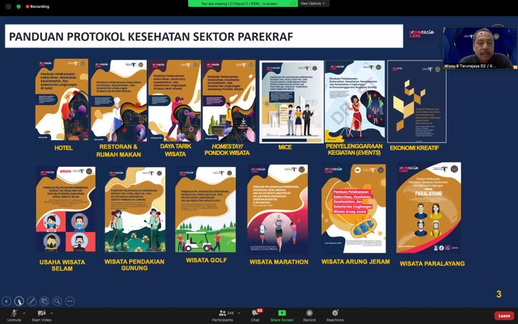 Sandiaga Uno Dorong Penerapan K4 Lewat Kolaborasi Pemda se-Indonesia untuk Percepat Pemulihan Pariwisata