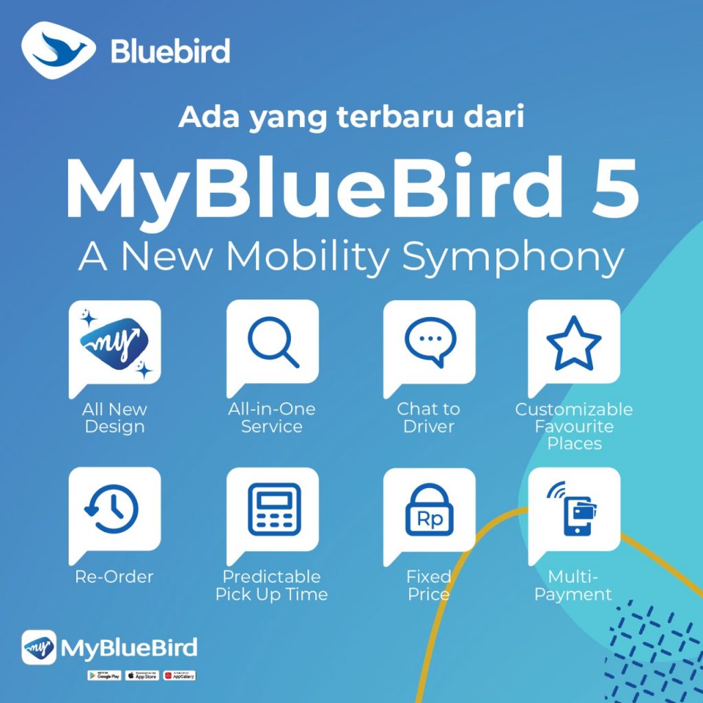 Bluebird Luncurkan Versi Terbaru Aplikasi MyBlueBird 5 dengan Fitur Terbaru