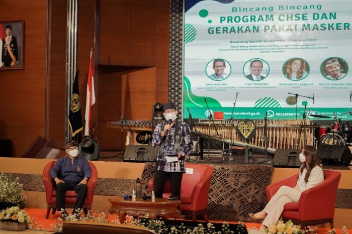 Tahun 2021 Kemenparekraf Targetkan 6.500 Pelaku Usaha Parekraf Sertifikasi CHSE