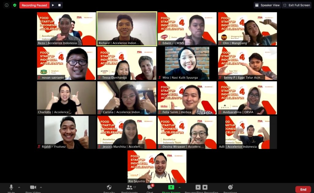 Akhiri Rangkaian Food Startup Indonesia Batch 4, Accelerice Indonesia Gelar Demo Day bagi 10 Startup Terpilih