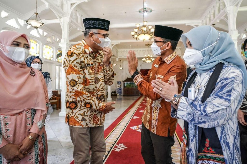 Temui Gubernur Aceh, Menparekraf Bahas Pengembangan Sektor Parekraf Aceh
