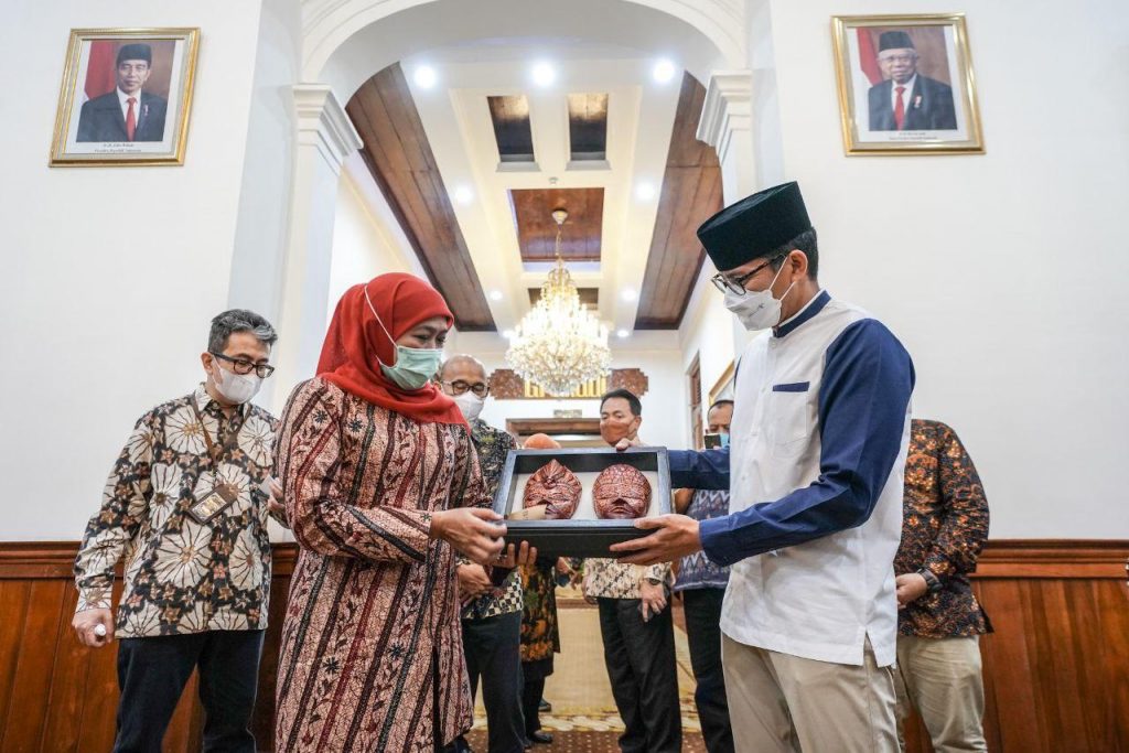 Kunjungan Perdana Menparekraf di Surabaya, Dorong Percepatan Pembangunan KEK Pariwisata dan Teknologi Jawa Timur