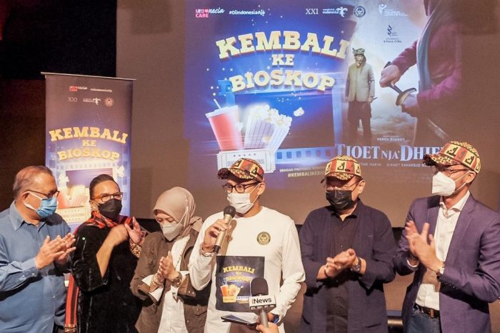 #KembaliKeBioskop, Sandiaga Uno Ajak Nobar Film “Tjoet Nja’Dhien”