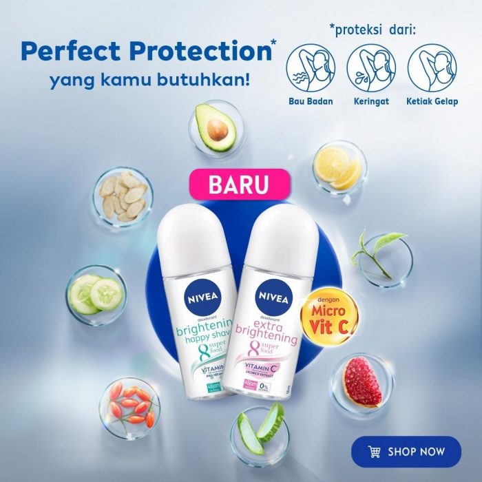 NIVEA Luncurkan Empat Varian Deodoran Mengandung Brightening Range 8 Superfood