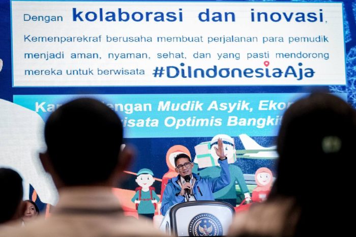 Kemenparekraf dan Polri Jalin Kolaborasi Wujudkan Mudik Aman #DiIndonesiaAja