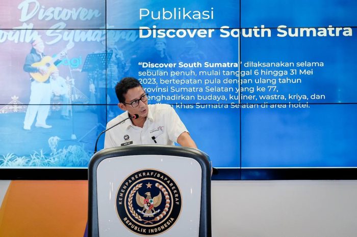“Discover South Sumatra” Perkuat Sumsel Jadi Top Of Mind Wisatawan