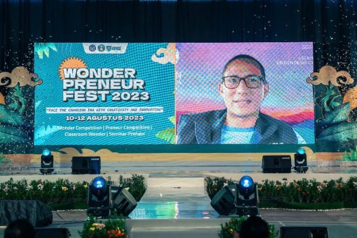 Antusiasme Para Mahasiswa Ikuti Wonderpreneur Fest 2023 di Poltekpar Lombok