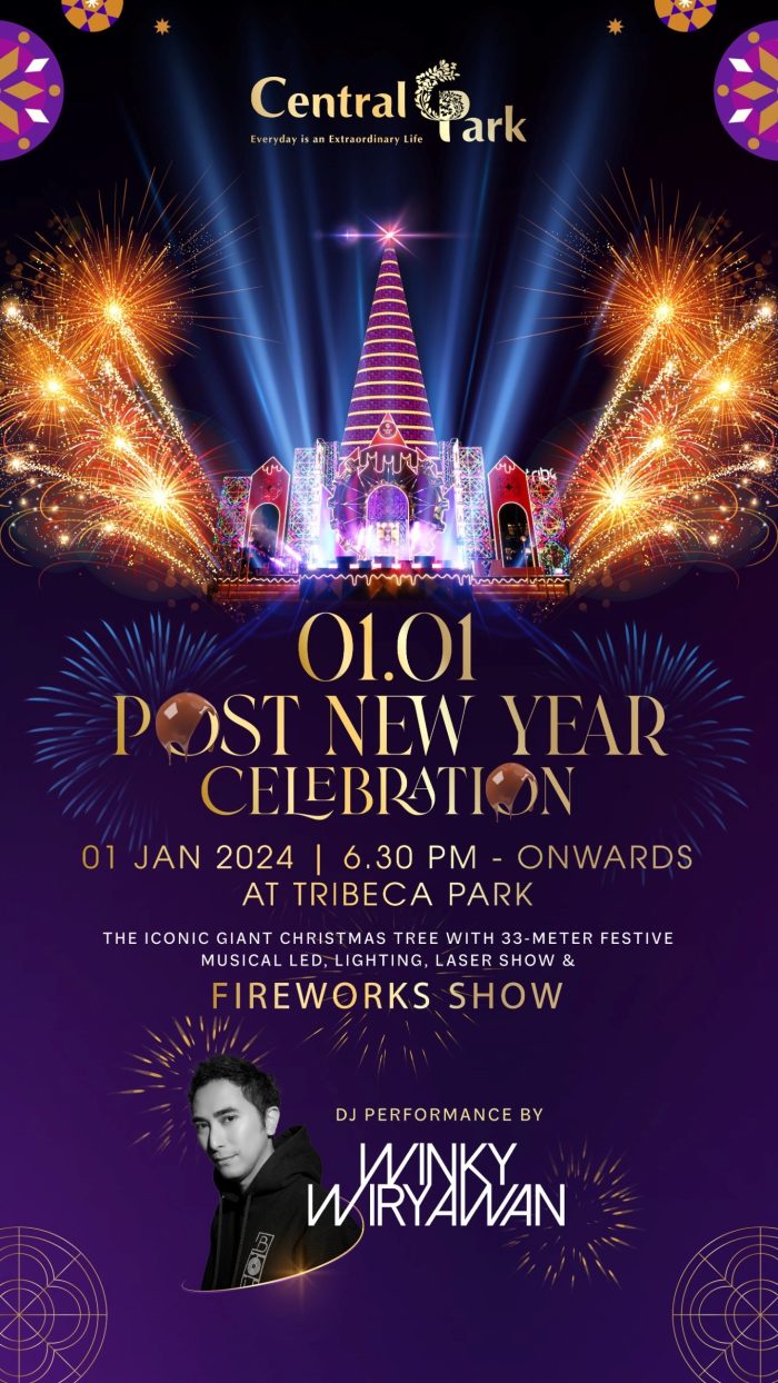 Semarak Momen "01.01 Post New Year Celebration at Central Park Mall" (1 Januari 2024)