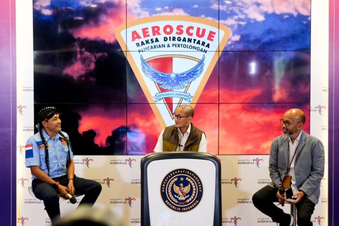 Kemenparekraf Dukung Peresmian Komunitas Relawan Aeroscue Raksa Dirgantara.