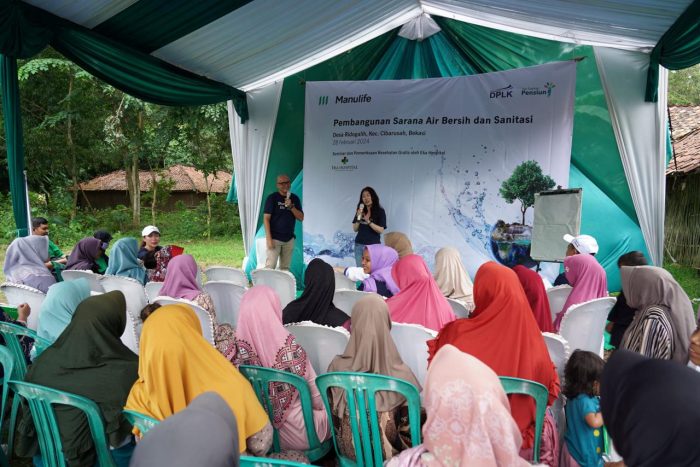 Manulife Indonesia Terus Memperluas “Impact Agenda” Melalui Program Sosial Sarana Air Bersih dan Sanitasi