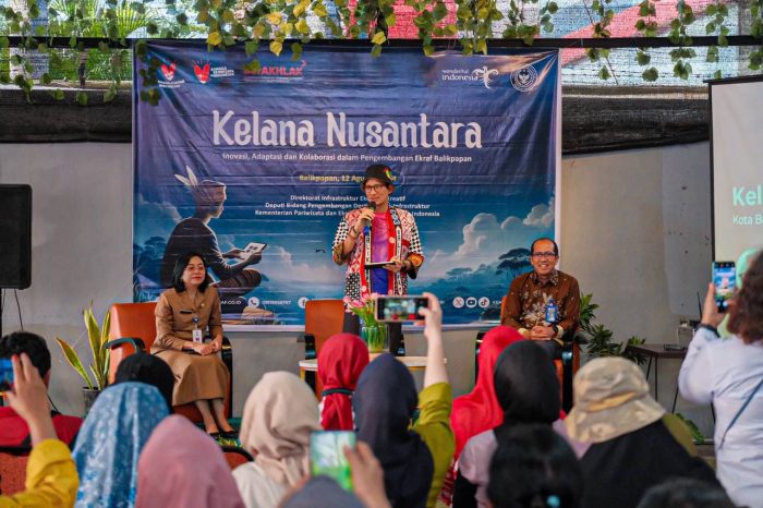 Menparekraf Ajak Pelaku Ekraf Balikpapan Perkuat Inovasi, Adaptasi, dan Kolaborasi Kembangkan Potensi