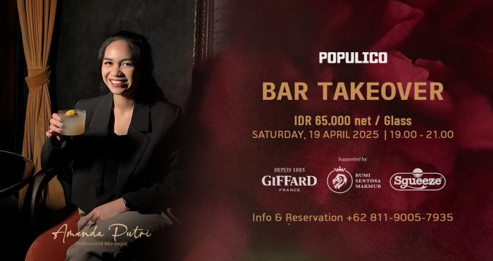 Populico American Restaurant Berkolaborasi dengan Amanda Putri Gelar Bar Takeover