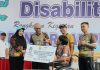 JAM-Intel Kejagung Reda Manthovani Bersama Ribuan Penyandang Disabilitas Pecahkan Rekor MURI
