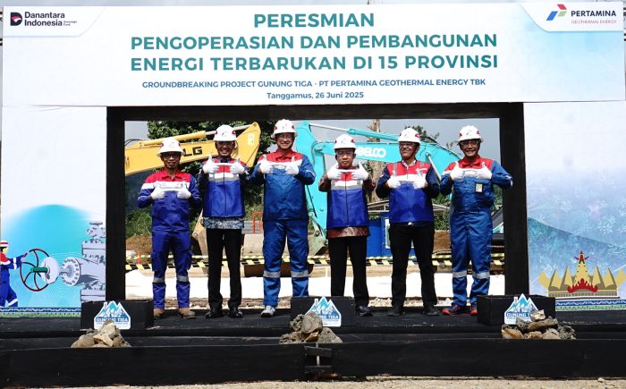 Presiden Prabowo Resmikan Proyek Energi Terbarukan di 15 Provinsi, PGE Mulai Eksplorasi PLTP Gunung Tiga 55 MW
