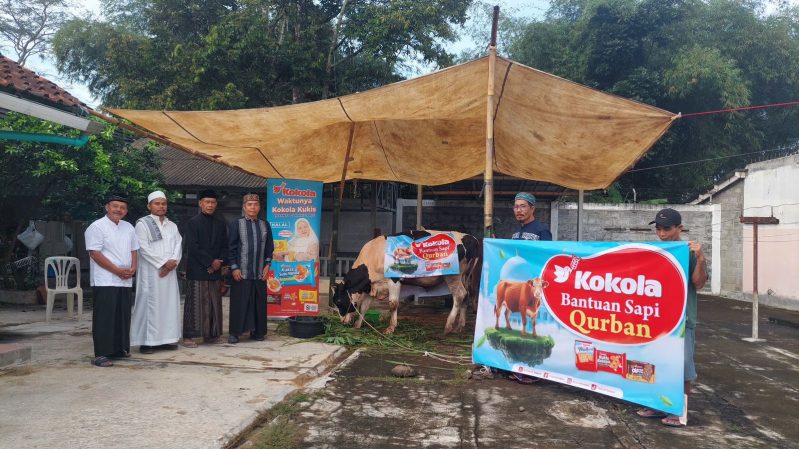 Kokola Group Salurkan Hewan Qurban Bersama Mamah Dedeh di Ciamis dalam Rangka Idul Adha 1446 H