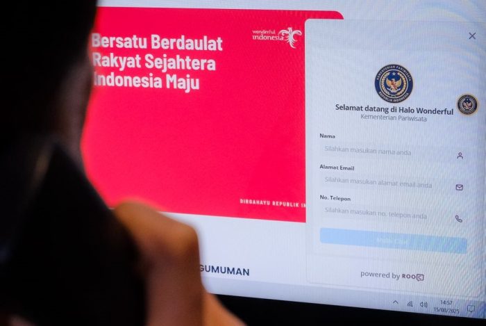 Kemenpar Luncurkan "Halo Wonderful" untuk Akses Pengaduan Masyarakat