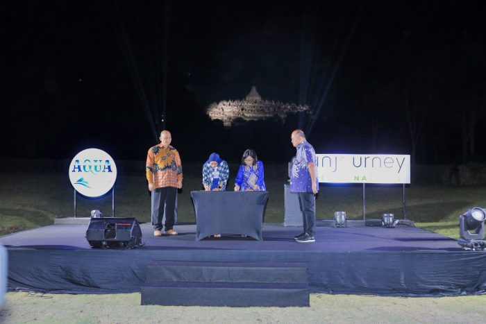 Dukung Pariwisata yang Bertanggung Jawab dan Wisata Sehat, AQUA Resmi Jadi Partner Hidrasi Berkualitas InJourney
