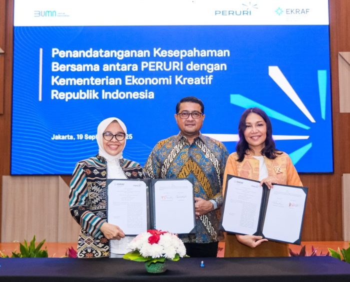 Dukung Asta Cita Prabowo, Kementerian Ekraf-Peruri Perkuat Ekosistem Kreatif