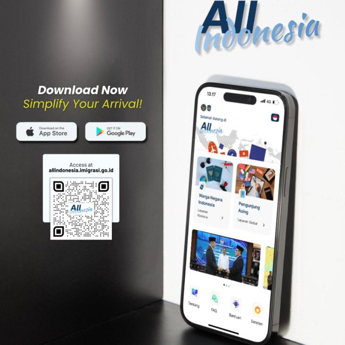 Makin Praktis, Wisatawan Bisa Isi Deklarasi Kedatangan Lewat Aplikasi "All Indonesia"