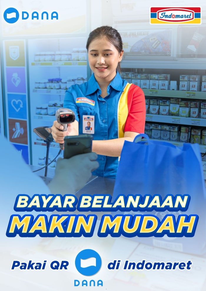 Belanja di Indomaret Kini Bisa Bayar Pakai QRIS Melalui Aplikasi DANA