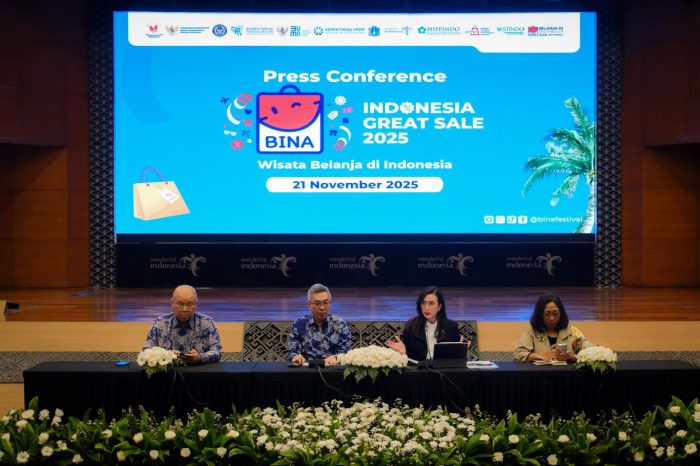 Menteri Pariwisata Luncurkan “BINA Indonesia Great Sale 2025”