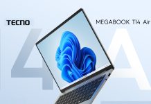 TECNO Resmi Luncurkan MEGABOOK T14 Air di Indonesia