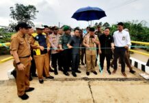 GE Area Ulubelu Bangun Jembatan Ulu Semong dari Bonus Produksi Panas Bumi