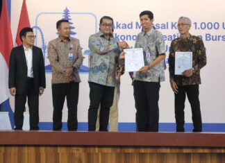 Salurkan KUR 1.000 UMKM Ekraf, Pemerintah Optimalisasi HKI Jadi Agunan Berita Perjalanan dan Pariwisata