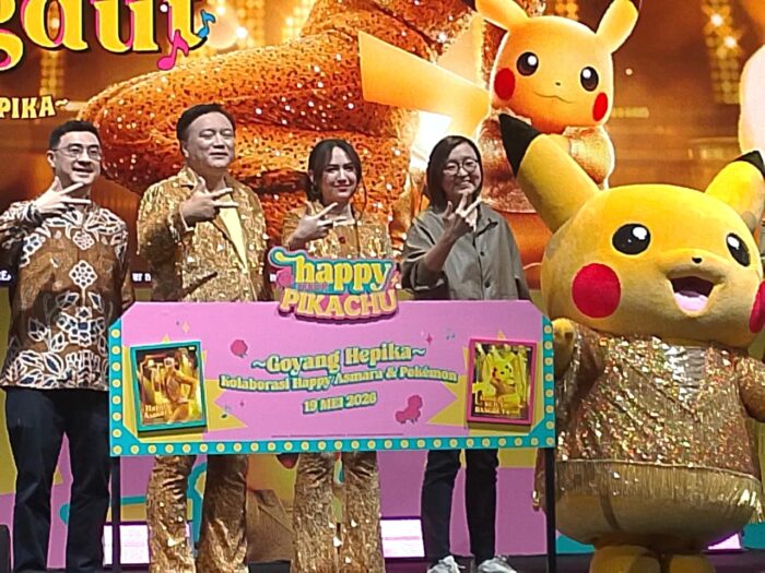 Kolaborasi Fantastis Penyanyi Dangdut Terkenal Happy Asmara dan Pikachu!
