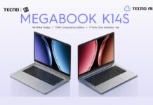 TECNO Perkenalkan MEGABOOK K14S, Menggabungkan Performa Performa Handal dan Mobilitas untuk Produktivitas Modern