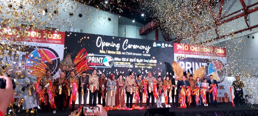Pameran ALLPrint Indonesia 2026 Resmi Dibuka di JIExpo Kemayoran